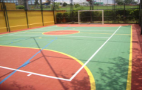Demarcação de quadra esportivas - CONSTRUTORA E RASPADORA EC