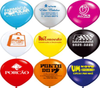 Bolas de látex e de vinil personalizadas