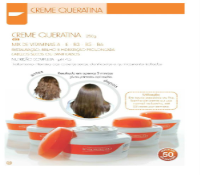 Creme queratina- Hidratação para os cabelos