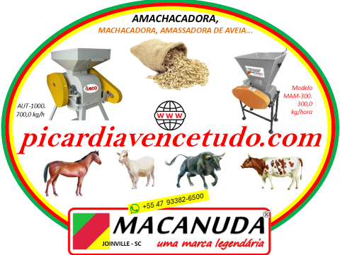 AMACHACADOR DE AVEIA, MILHO MARCA URCO TORENA