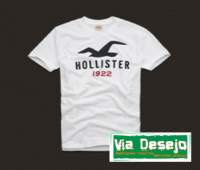Camisetas da HOLLISTER ou TOMMY HILFIGER (Masculinas ou Femi
