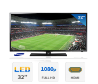 TV LED 32´´ Slim Full HD Função Futebol 2 HDMI - Samsung