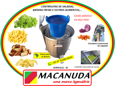 CENTRÍFUGA PARA COZINHA INDUSTRIAL