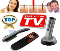 Escova Hair Laser Prata 100% Original Laser Vermelho Sedex G