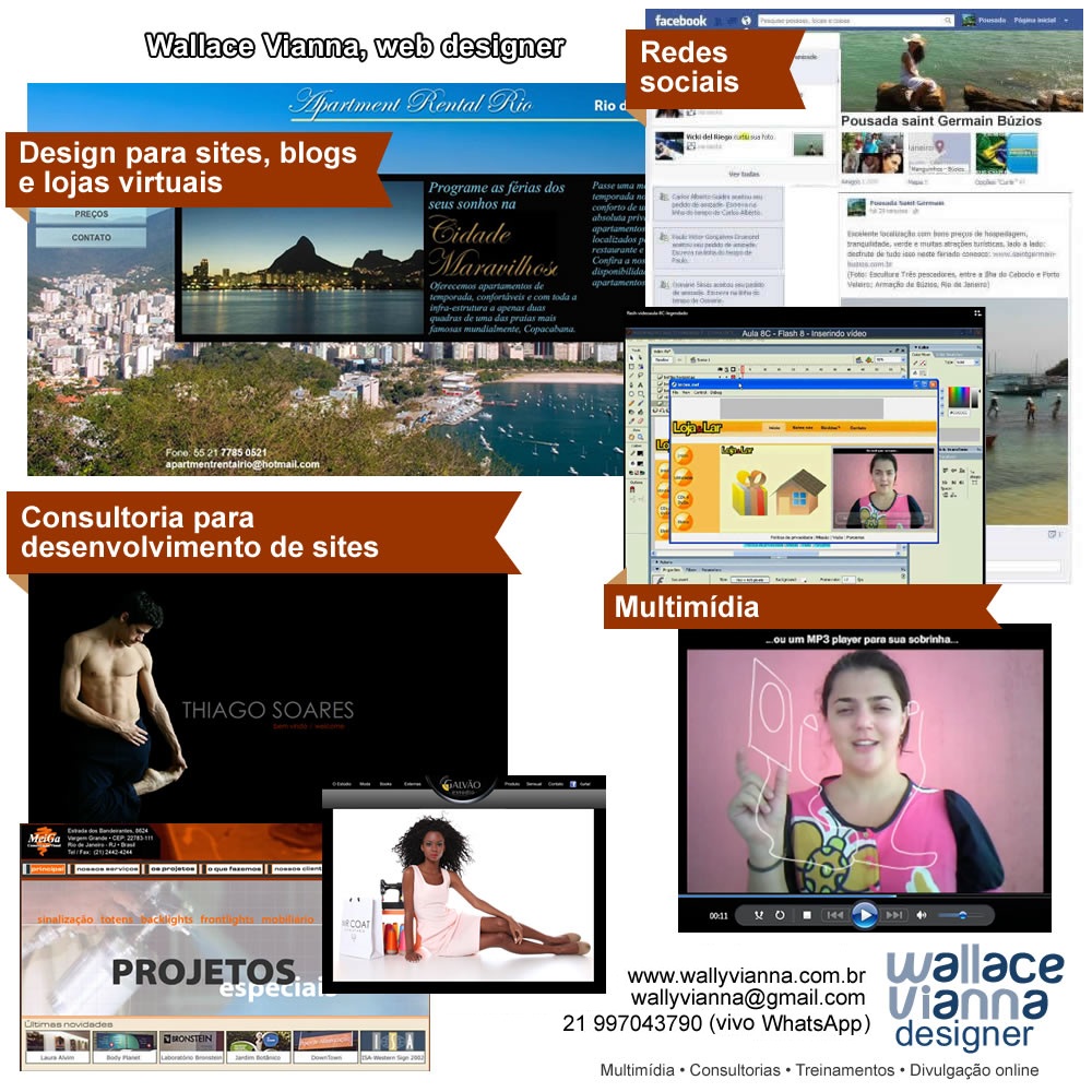 Wallace Vianna webdesigner autônomo / freelancer Rio de Jane