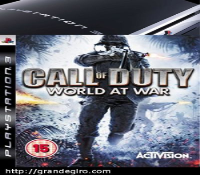 Call of Duty World at War PS3, Ação,Tiro