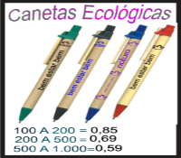 canetas ecológicas, canetas personalizadas, canetas promocio