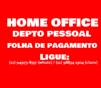 Home Office DEPTO PESSOAL e FOLHA DE PAGAMENTO para Contador