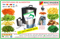 CENTRÍFUGA INDUSTRIAL DE SALADAS E VERDURAS MARCA MACANUDA
