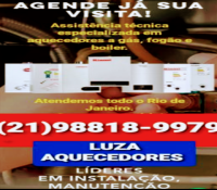 MANUTENÇÃO E CONSERTO AQUECEDOR PARADA DE LUCAS RJ INSTALAÇÃ