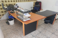 Mesa para escritório com gavetas + Aparador de 2m