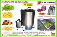 CENTRÍFUGA PARA VERDURAS INDUSTRIAL MACANUDA