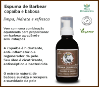 Espuma De Barbear Copaiba E Babosa Vegano 203 Flora Promoç