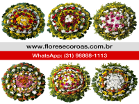 Coroa de flores Pará de Minas floricultura entrega coroa Par