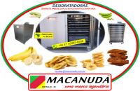 SECAR (DESIDRATAR) BANANA, EQUIPAMENTOS PROFISSIONAIS MACANU