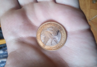 Moeda de 1 real especial de 25 anos do Banco do Brasil