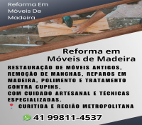 Reforma Em Móveis De Madeira