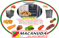 COGUMELO DESIDRATADO EQUIPAMENTOS AÇO INOX MACANUDA