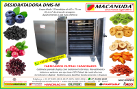 DESIDRATADOR DE FRUTAS PROFISSIONAL GABINETE INOX MARCA MACA