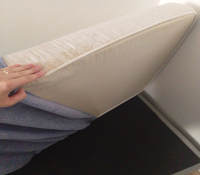 Cama de solteiro e colchão