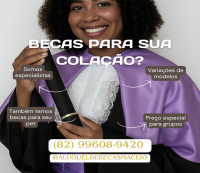 ALUGUEL DE BECAS ACADÊMICAS RECIFE