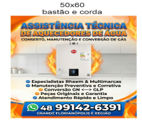 Conserto de aquecedor de água em palhoça sc