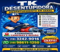 Desentupidora em Campinas Desentupimento de Encanamento em G