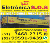 Eletrônica SOS - Conserto de Tvs, Forno Micro-ondas e Forno 