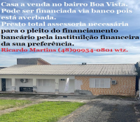 Casa de alvenaria a venda bairro Boa Vista Criciúma