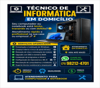 Técnico de informática domicilio Salvador
