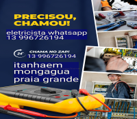 Eletricista itanhaem mongagua 13 996726194