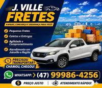 Pequenos fretes coletas e entregas