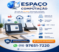 Espaço da Computação - Soluções em digitação e serviço admin