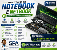 Manutenção em Notebook e Netbook Proximo a Cassange