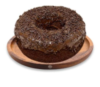 bolo saboroso sabor cenoura com chocolate fone 112773-9090