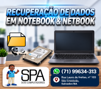 Cópia de Arquivos de Hd de Netbook Próximo a Estrada do Cia