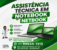 Assistência Técnica de Notebook e Netbook Próximo a Cajazeir