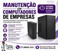 Manutenção em Computador de Loja Próximo a Estrada do Cia