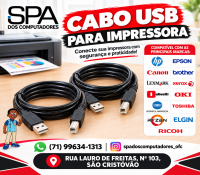 Cabo USB para Impressora Xerox em São Cristóvão e região