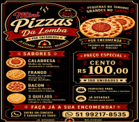 Mini pizzas deliciosas
