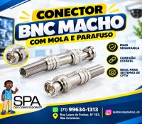 Conector Bnc Para Câmera 4K em Salvador e Região