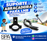 Suporte Abraçadeira para Lnb Antena em Salvador e Região