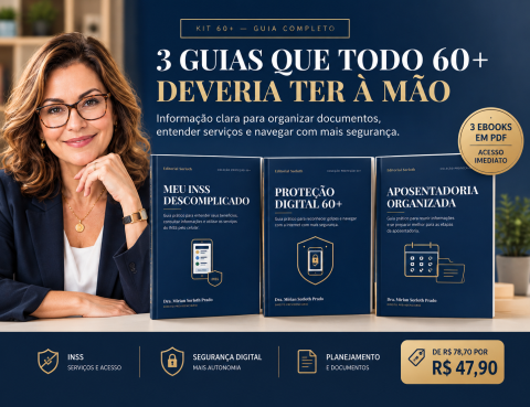 3 guias que todo 60+ deveria ter à mão
