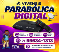Receptor Digital Parabólica Vivensis Próximo a Estrada Velha