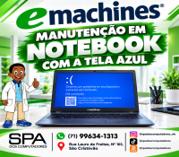 Manutenção em Notebook e Netbook Emachines Com Problema de T
