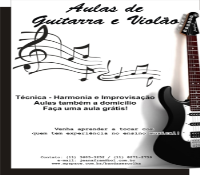 Aulas de guitarra/violao e free-lance
